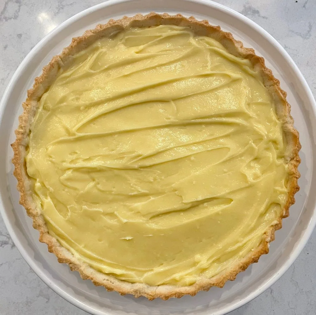Fruit Tart with Pastry Cream preparation