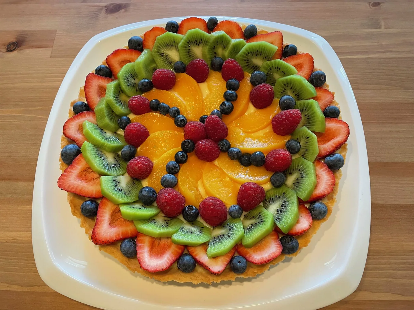 Fruit Tart with Pastry Cream preparation