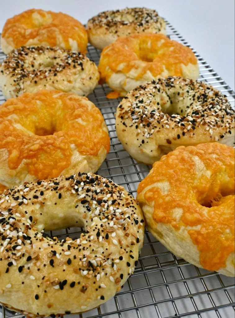 Homemade Bagels preparation