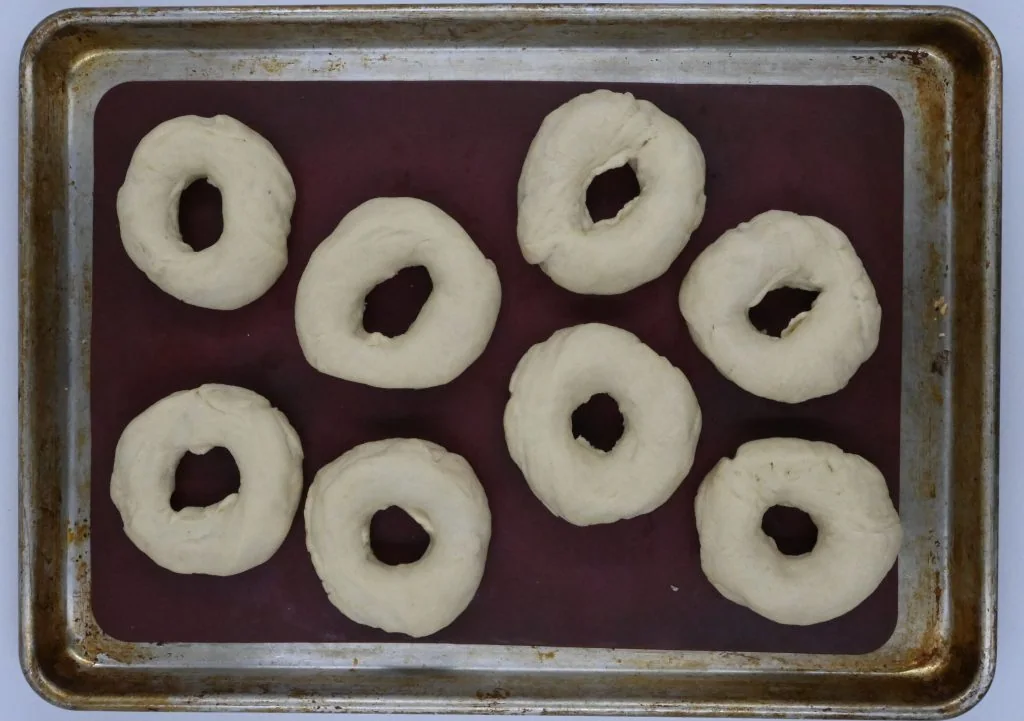 Homemade Bagels preparation