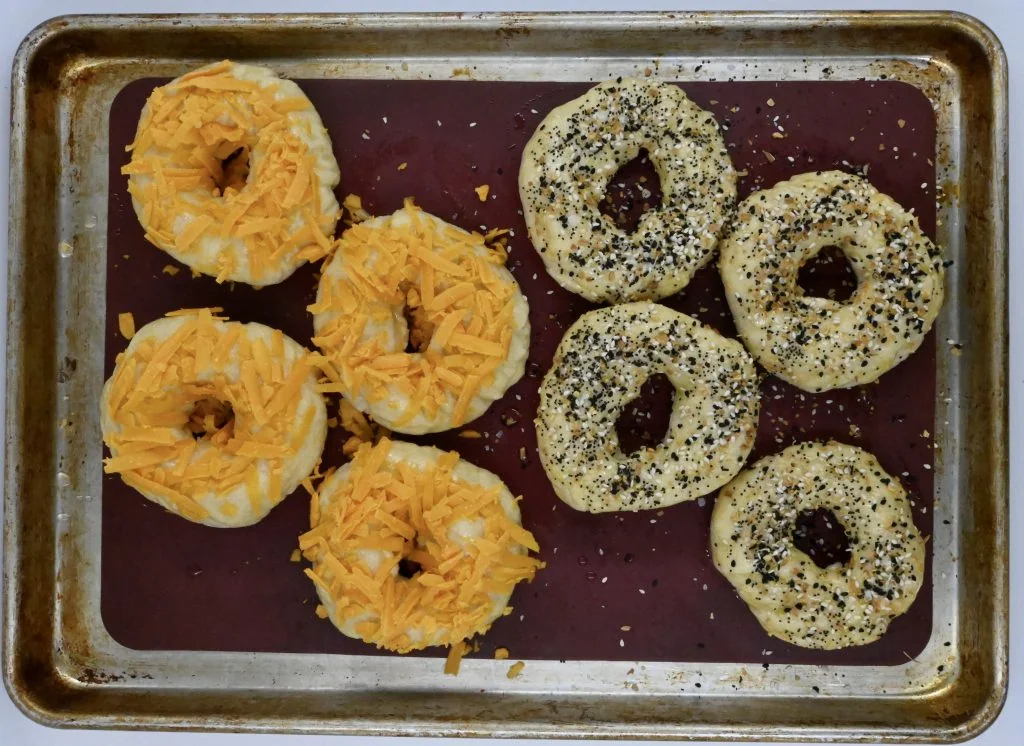 Homemade Bagels preparation