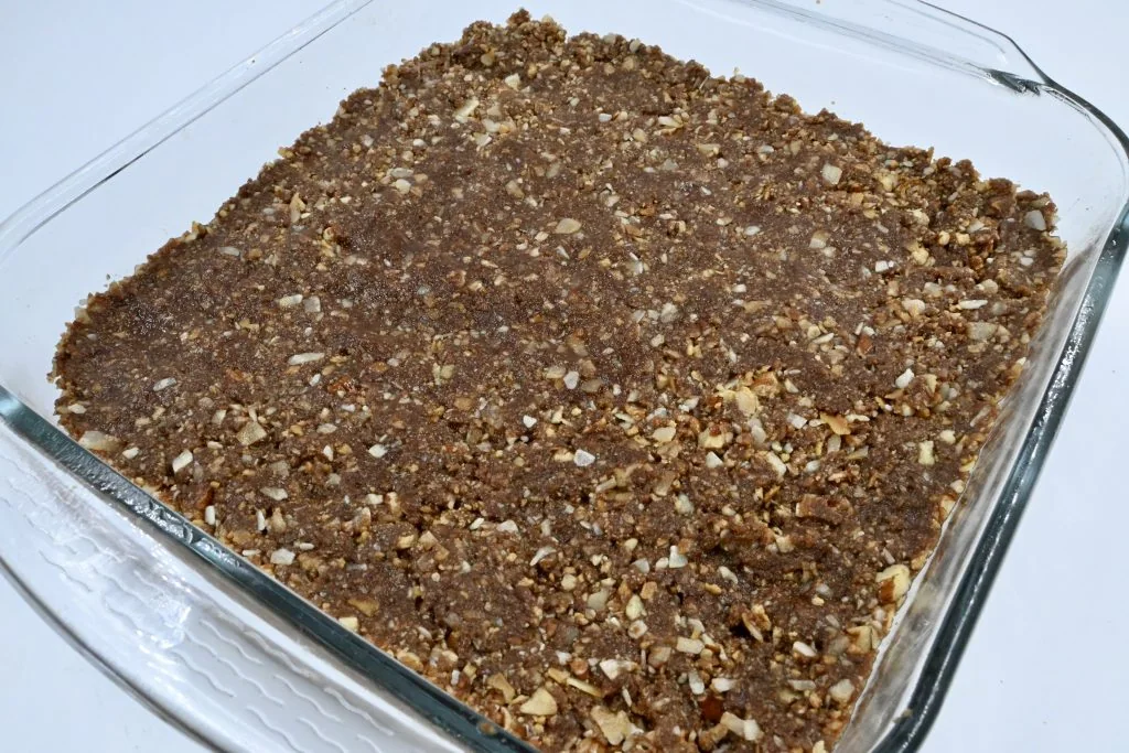 Nanaimo Bars preparation