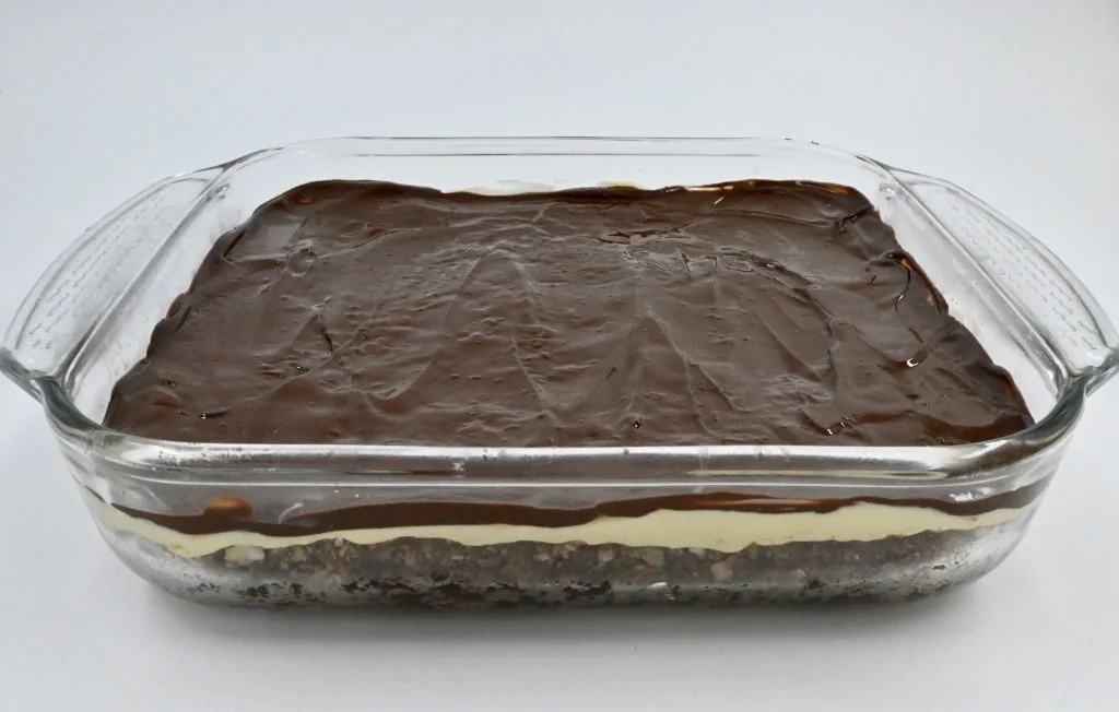 Nanaimo Bars preparation
