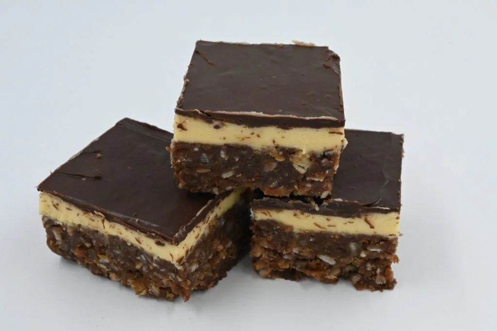 Nanaimo Bars preparation